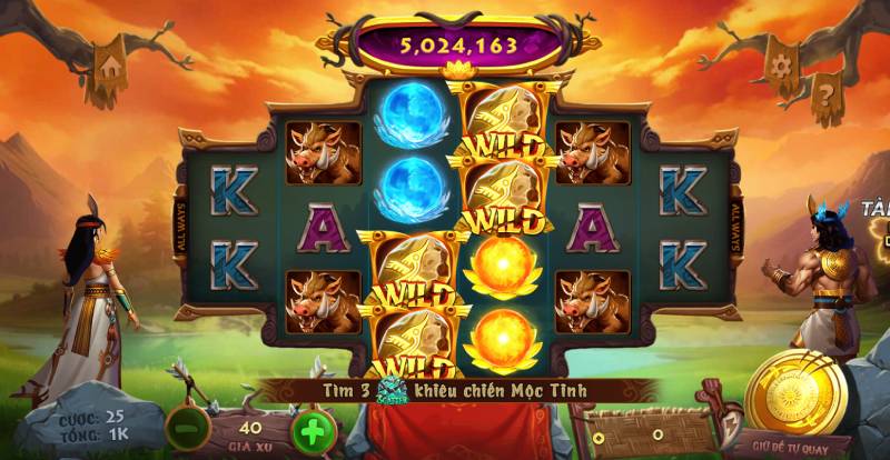 Cách chơi Nổ hũ Đại chiến mộc tinh Kclub