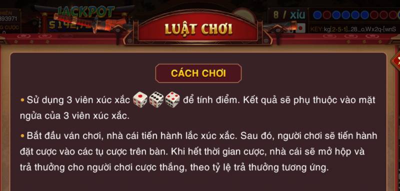 Nắm vững luật chơi trước khi đặt cược