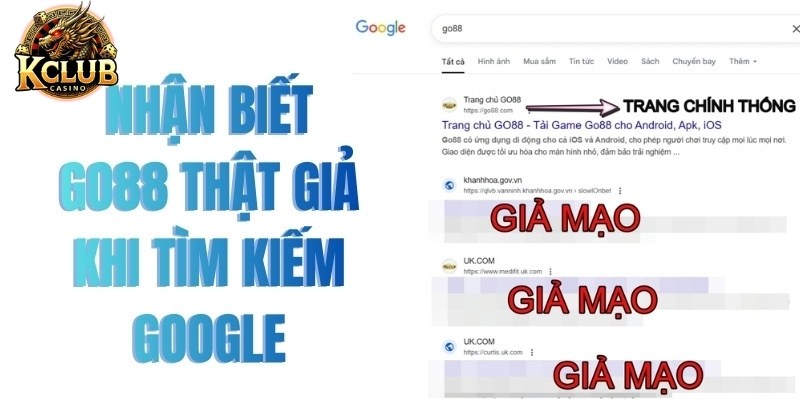 Tổng quan cổng game GO88 giả